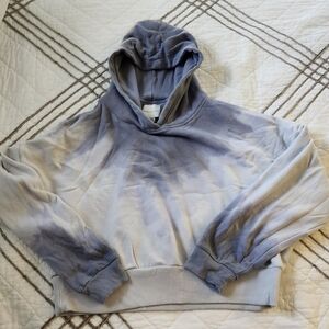 American Eagle Outfitters Cozy Gray Fleece, Slouch Crop Style